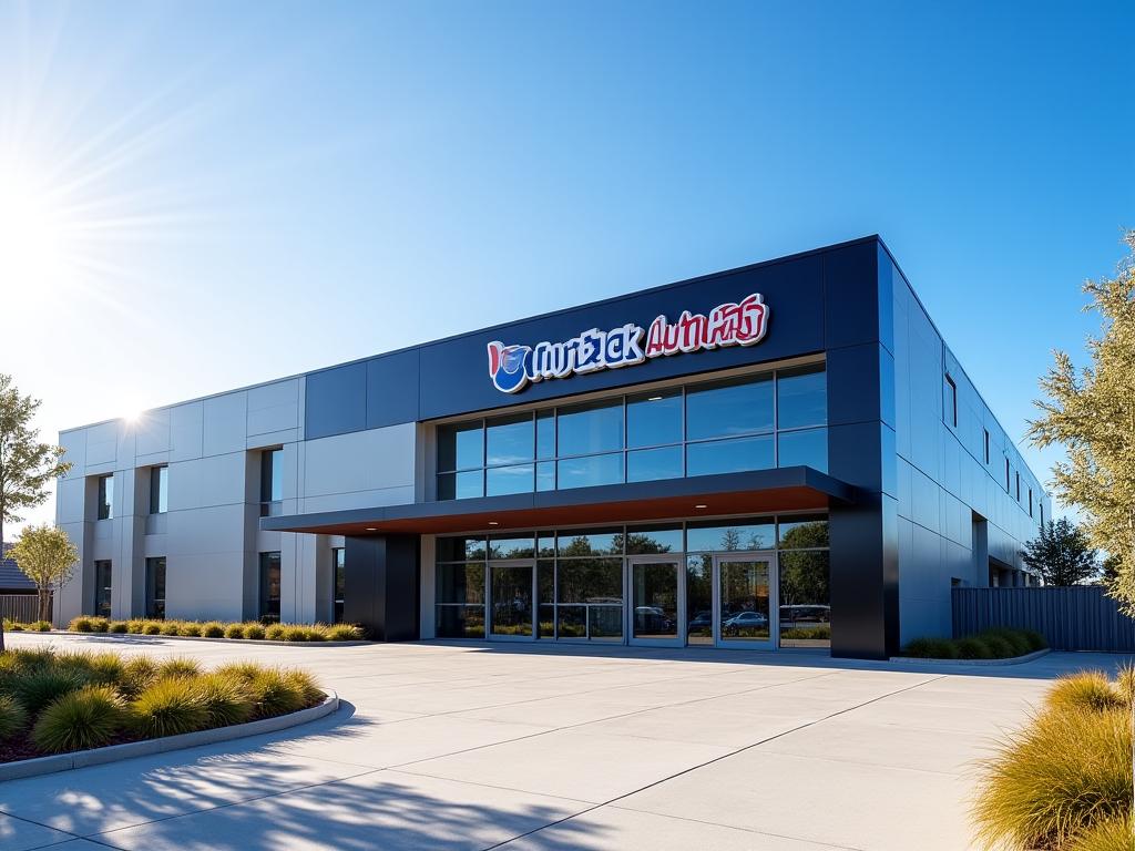 The exterior of the Outback Auto Parts facility in Wacol, Brisbane.